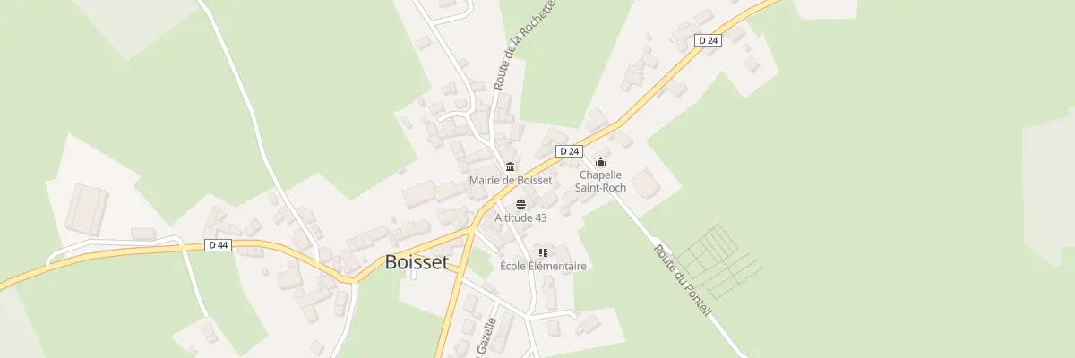 Plan du 5008 Le Bourg à Boisset