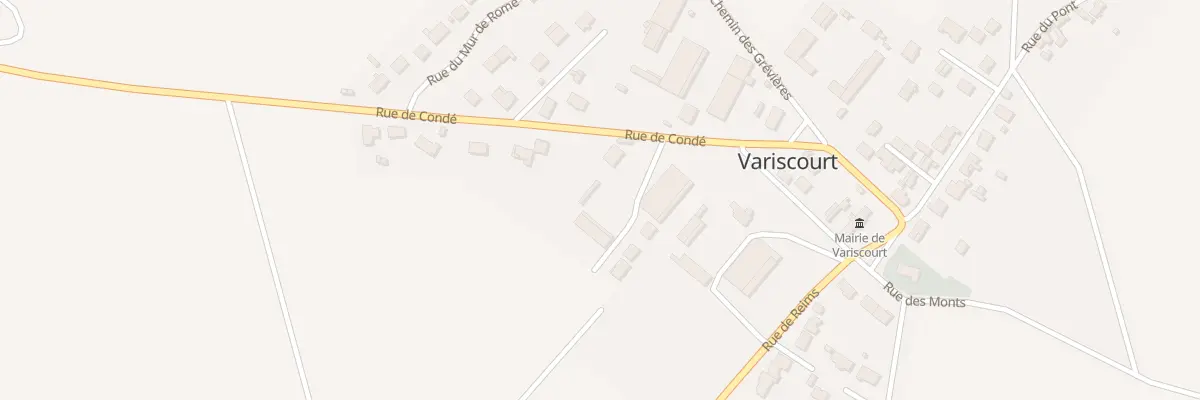 Plan du 9 Rue de Condé à Variscourt