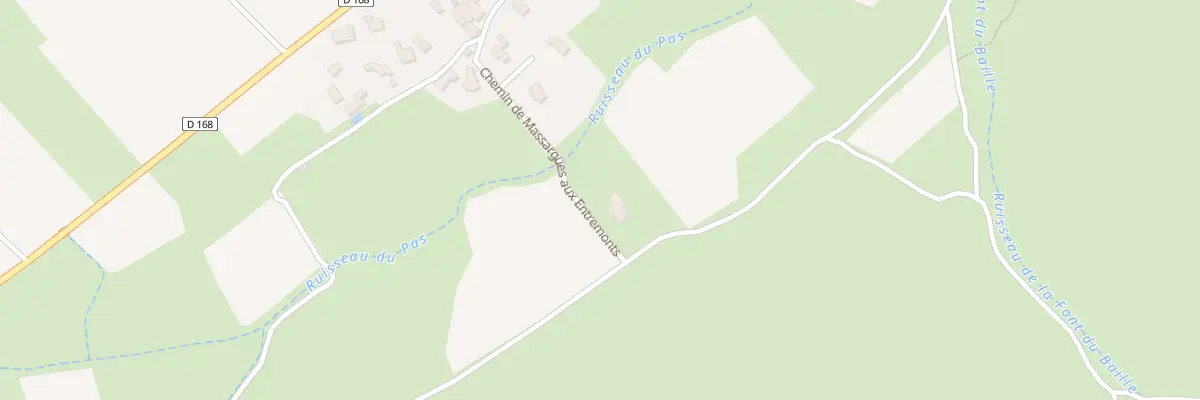 Plan du 5148 Massargues et Les Faisses à Carnas