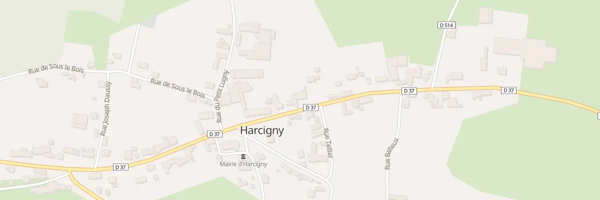 Plan du 7 Rue de Plomion à Harcigny