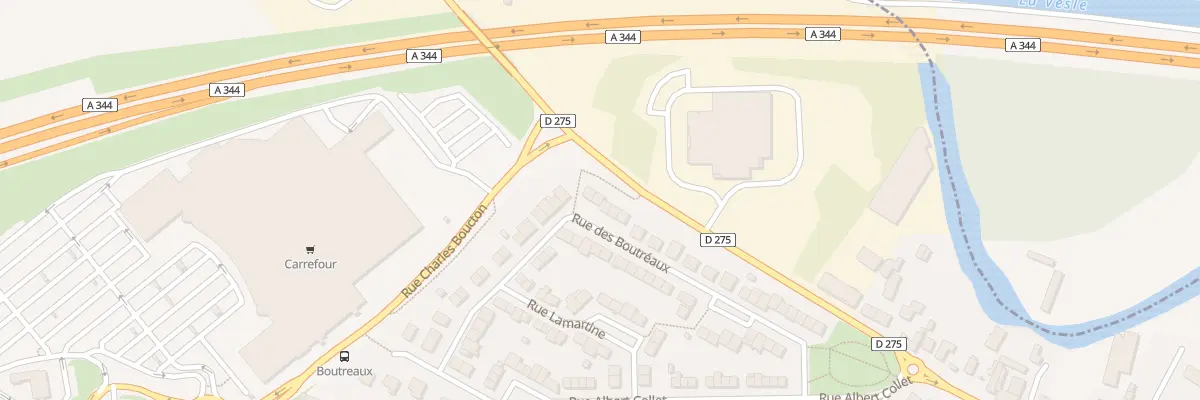 Plan du 38 Rue des Boutreaux à Tinqueux