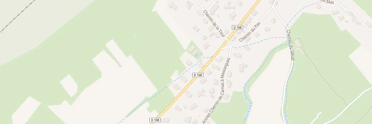 Plan du 5229 Rte de Saint Bauzille à Carnas