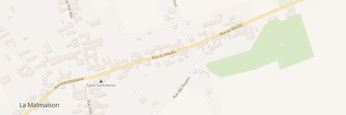 Plan du 14 Rue du Moulin à La Malmaison