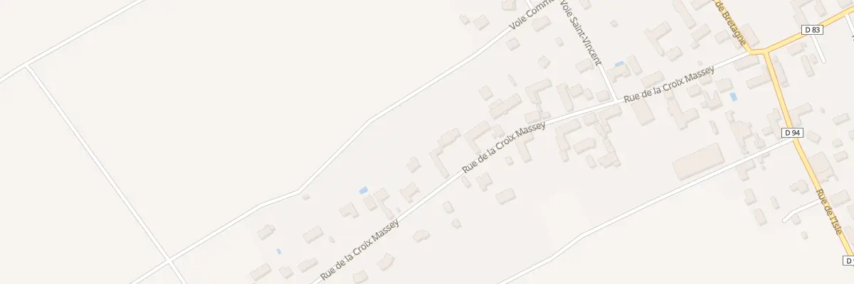 Plan du 17 Rue de la Croix Massey à Laines-aux-Bois