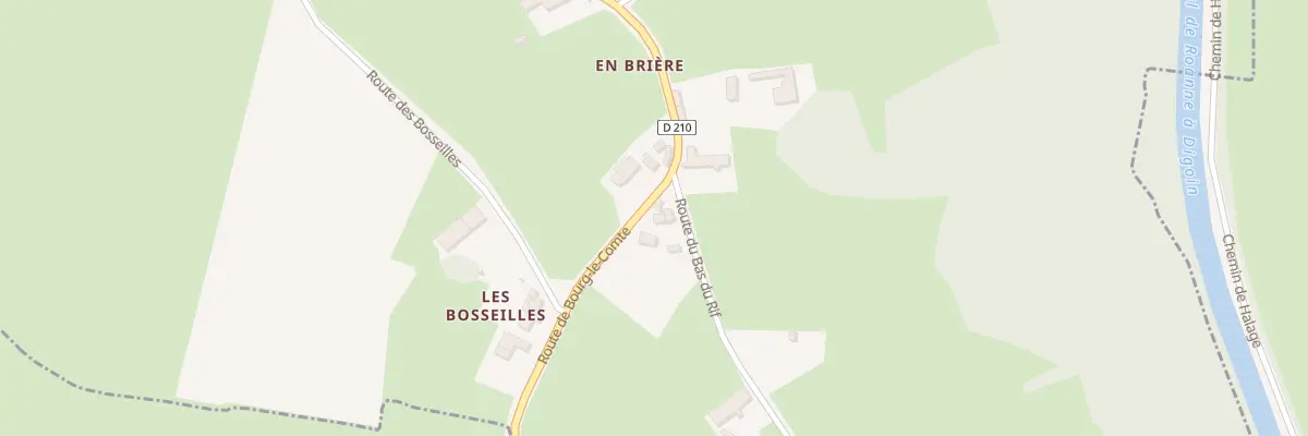 Plan du 5023 En Briere à Avrilly