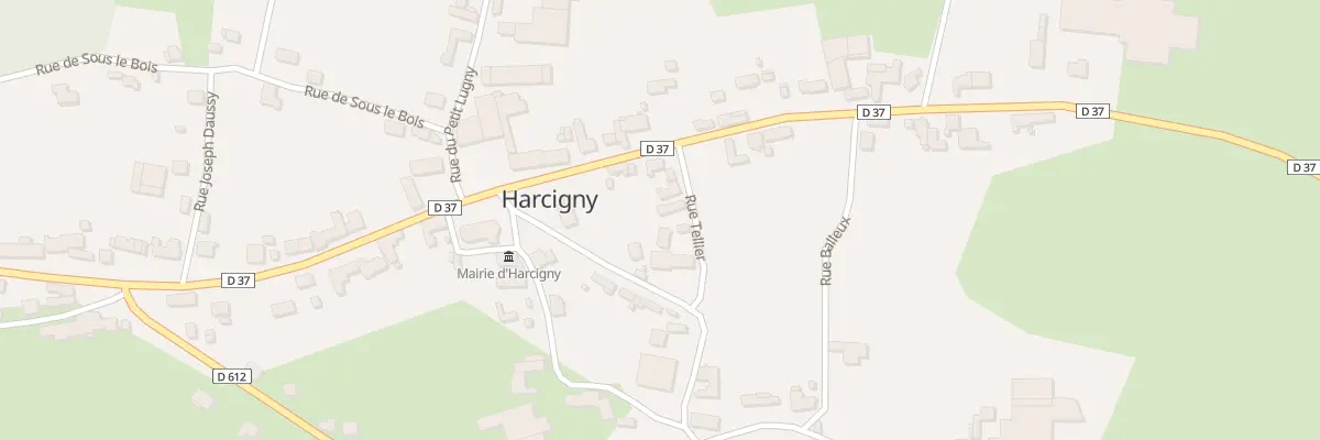 Plan du 6 Rue Tellier à Harcigny