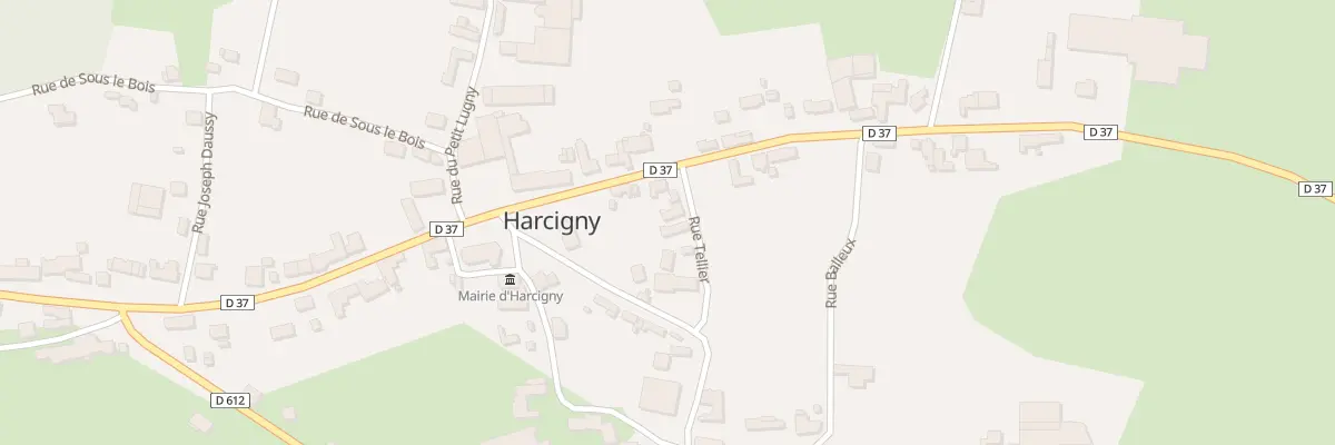 Plan du 4 Rue Tellier à Harcigny