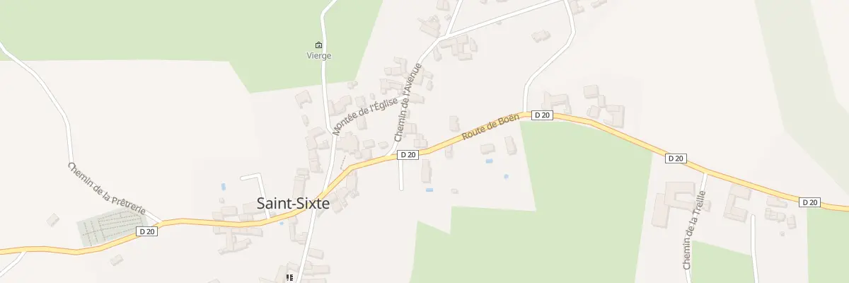 Plan du 139 Rte de Boën à Saint-Sixte