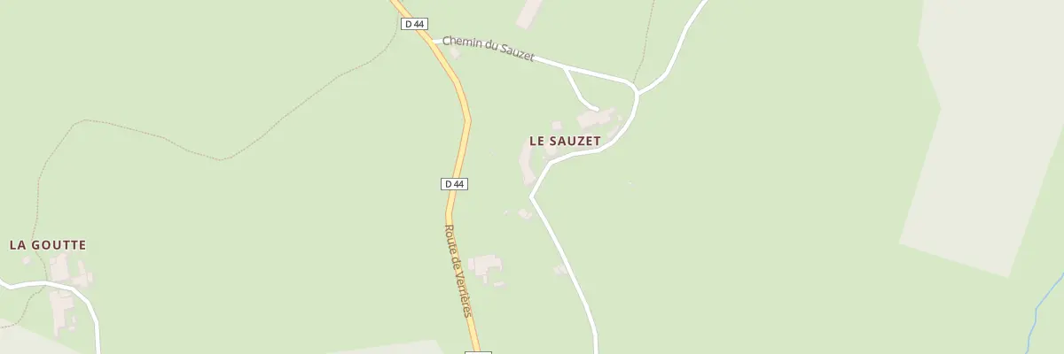 Plan du 356 Che du Sauzet à Bard