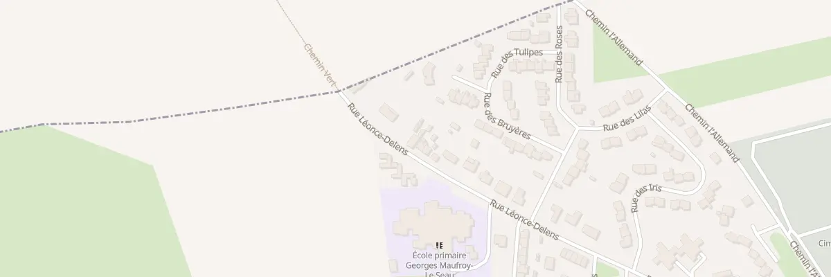 Plan du 52 Rue Léonce Delens à Ferrière-la-Grande