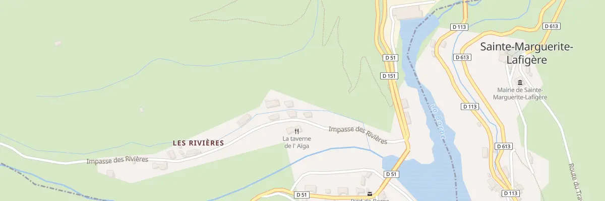 Plan du 5270 Pied de Borne Village à Pied-de-Borne