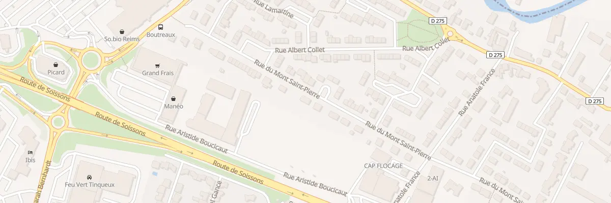 Plan du 47 Rue du Mont Saint Pierre à Tinqueux