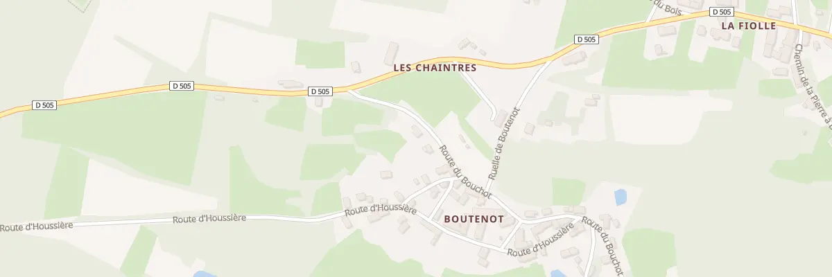 Plan du 127 Boutenot à Planchez