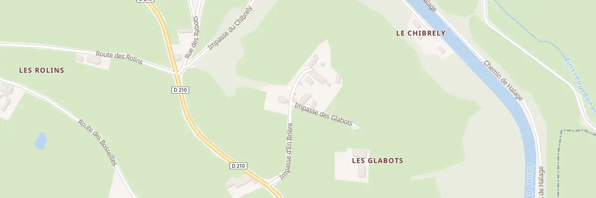 Plan du 5017 En Briere à Avrilly
