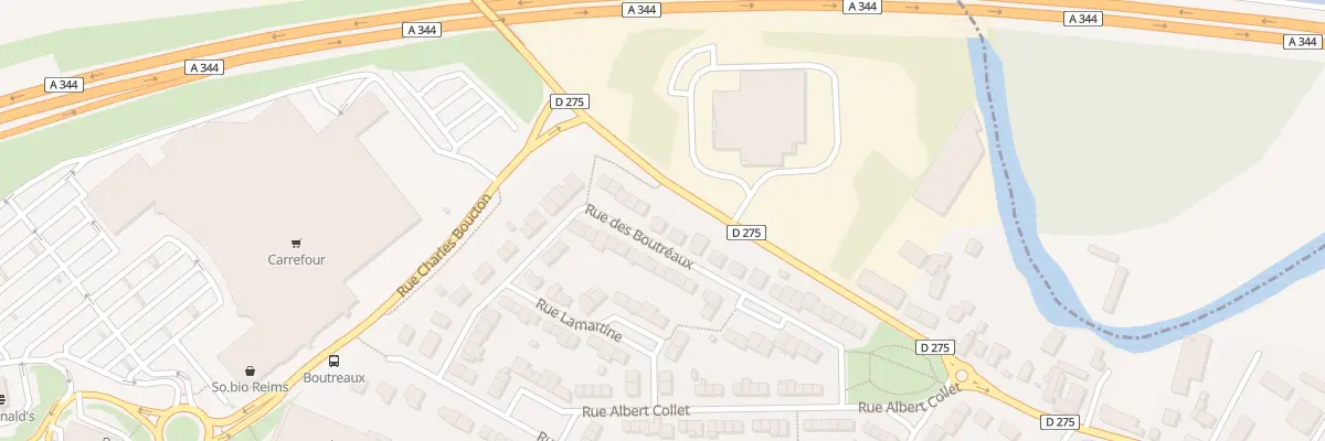 Plan du 30 Rue des Boutreaux à Tinqueux