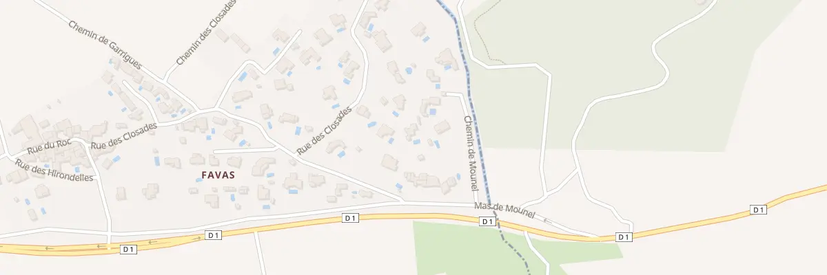 Plan du 9 Che de Mounel à Saint-Bauzille-de-Montmel