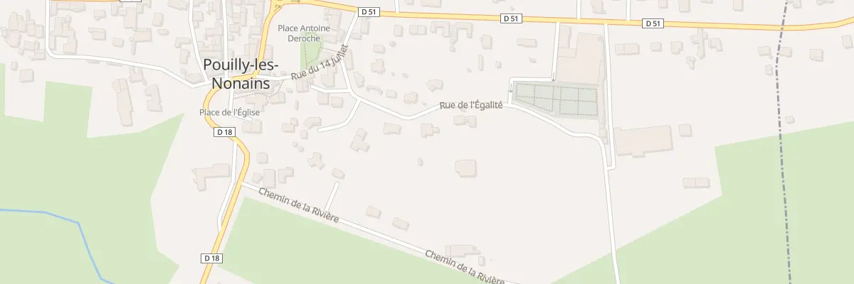 Plan du 130 Rue de l’Egalité à Pouilly-les-Nonains