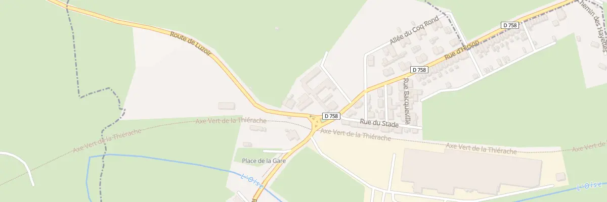 Plan du 2 Rte de Luzoir à Effry