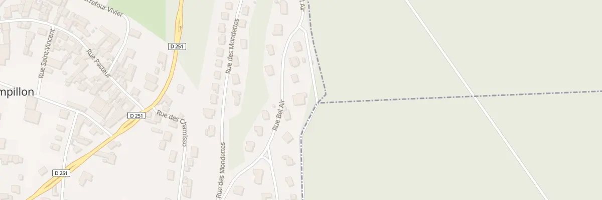 Plan du 15 Rue du Bel Air à Champillon
