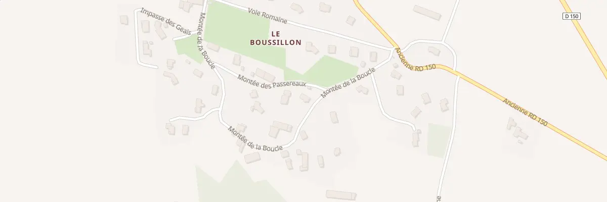 Plan du 20 Mte de la Boucle à Saint-Germain-Laprade