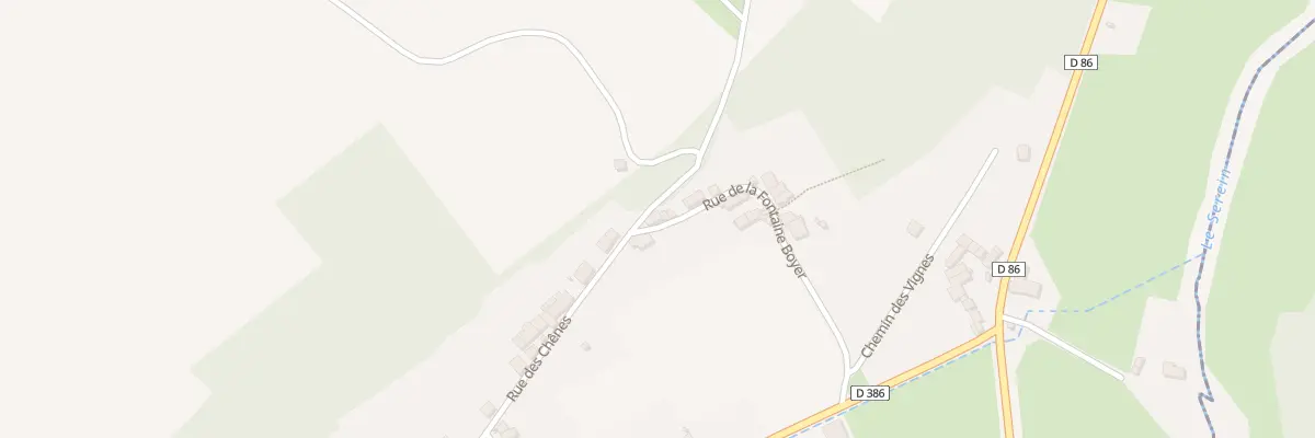 Plan du 1 Rue de la Fontaine Boyer à Dissangis