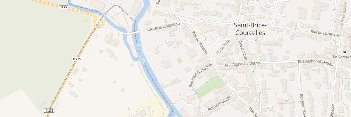 Plan du 9 Rue de Houdan à Saint-Brice-Courcelles