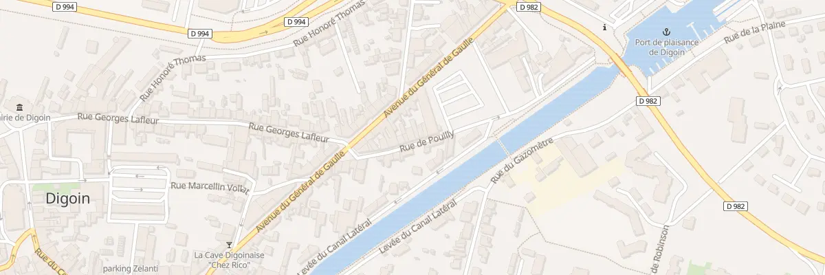 Plan du 13 Rue de Pouilly à Digoin