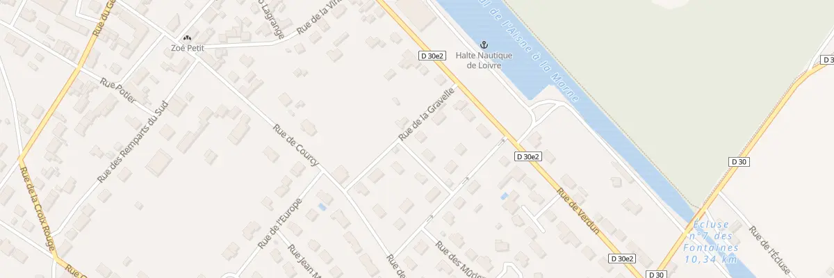 Plan du 3 Rue de la Gravelle à Loivre