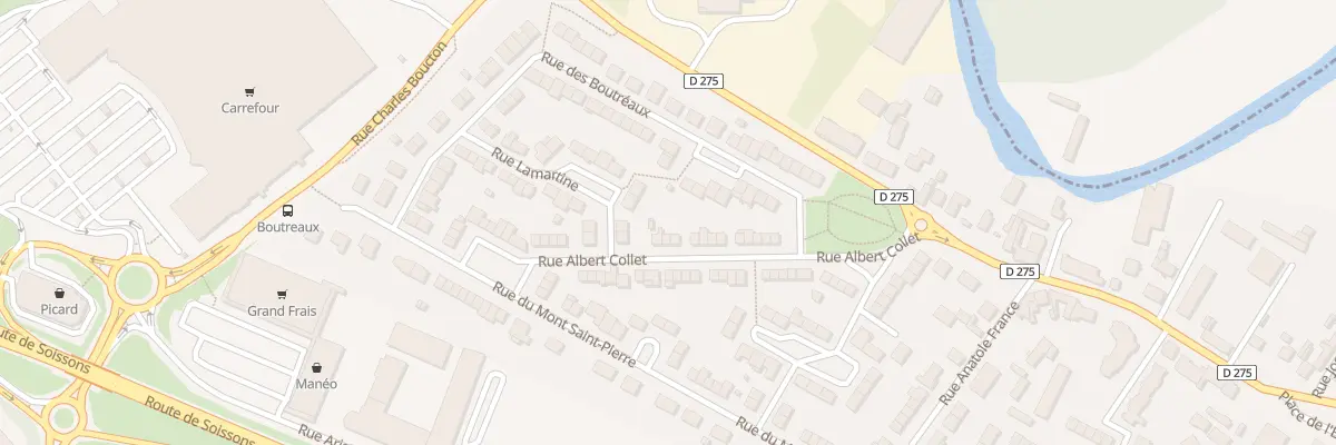 Plan du 24 Rue Albert Collet à Tinqueux