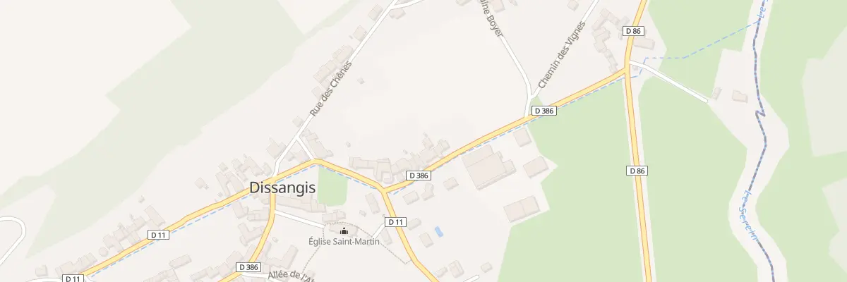 Plan du 9 Rue du Moulin à Dissangis