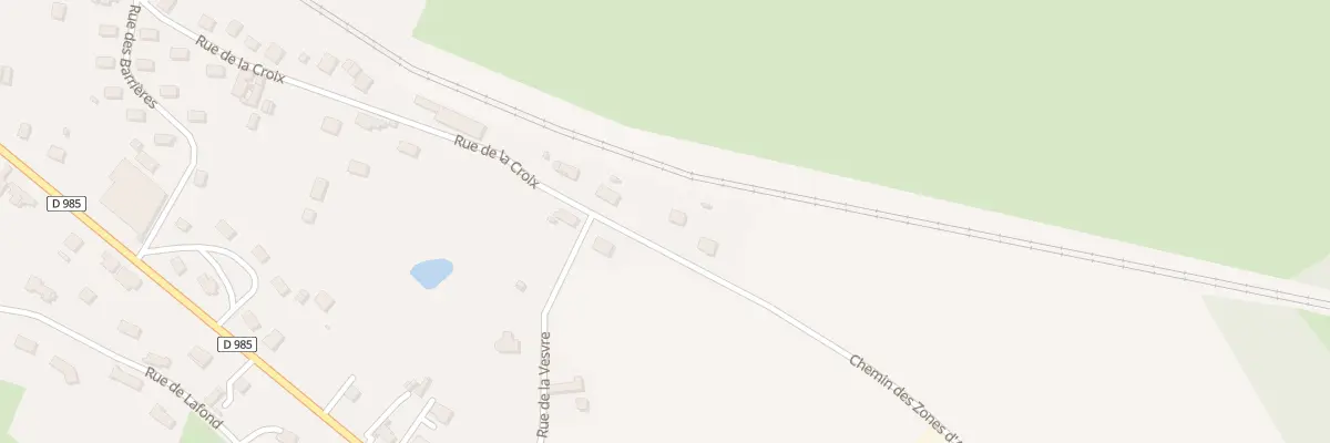 Plan du 23 Rue de la Croix à Luzy