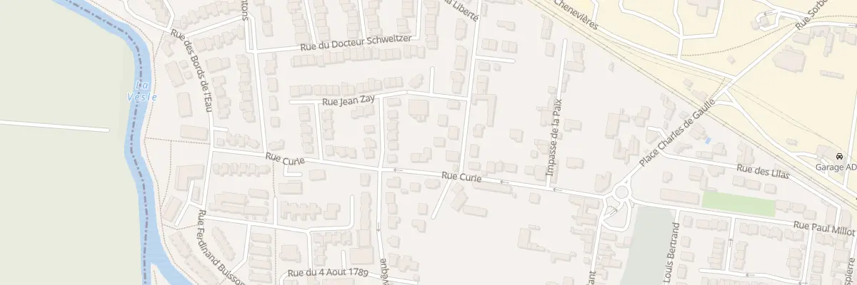 Plan du 22 Rue Curie à Saint-Brice-Courcelles