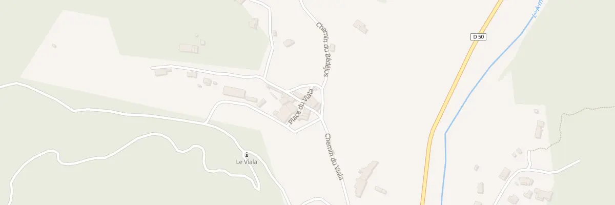 Plan du 1 Pl du Viala à Générargues