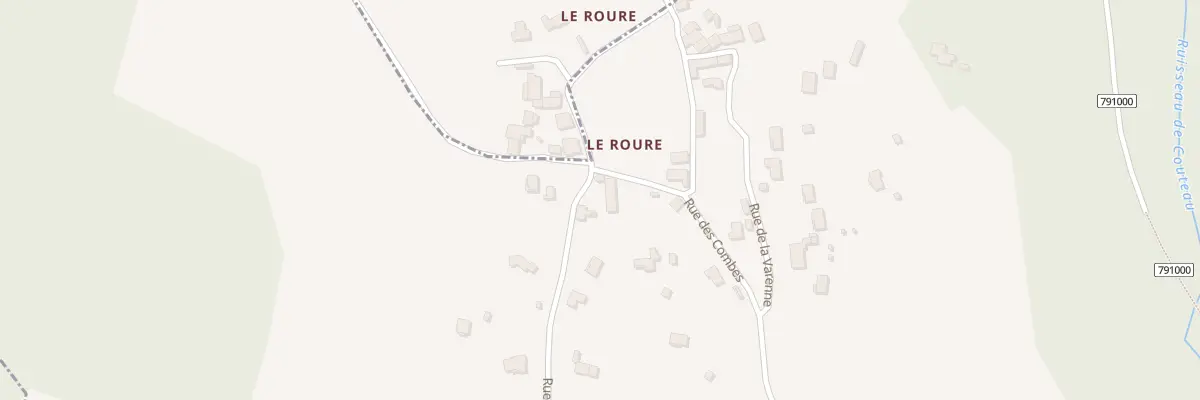Plan du 26 Rue du Roure à Lantriac