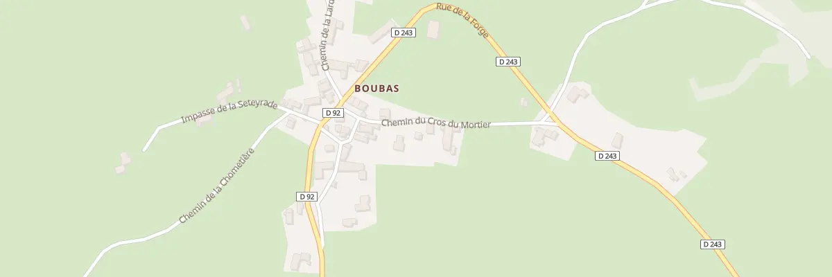 Plan du 161 Che du Cros du Mortier à Solignac-sous-Roche