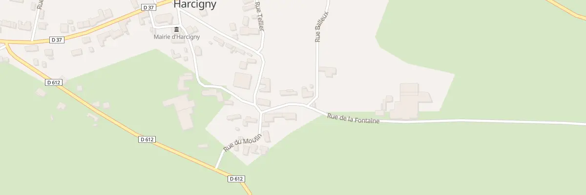 Plan du 11 Rue de la Fontaine à Harcigny