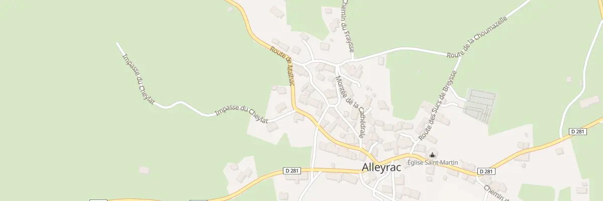 Plan du 5082 Le Bourg à Alleyrac