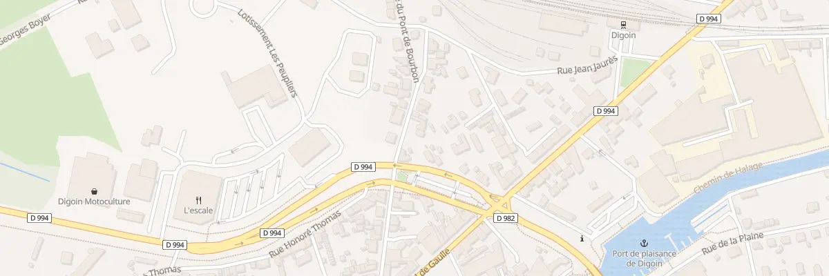 Plan du 22 Rue du Pont de Bourbon à Digoin