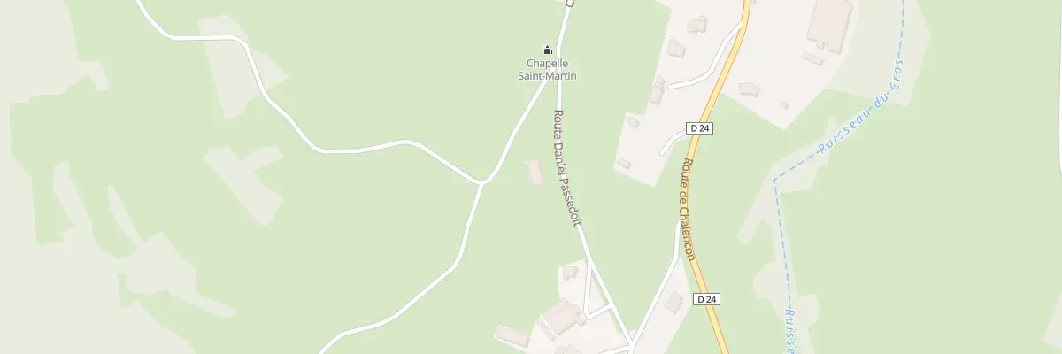 Plan du 2 Rte Daniel Passedoit à Tiranges