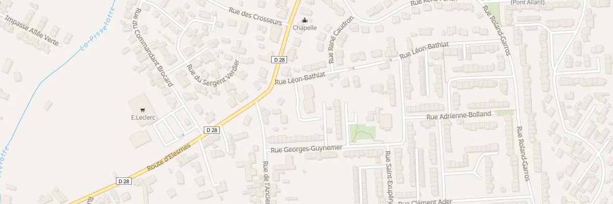 Plan du 45 Res Citizen Park Rue L.bathiat à Maubeuge