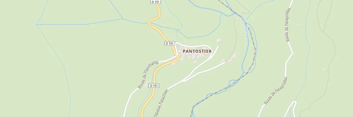 Plan du 5260 Pantostier à Pied-de-Borne