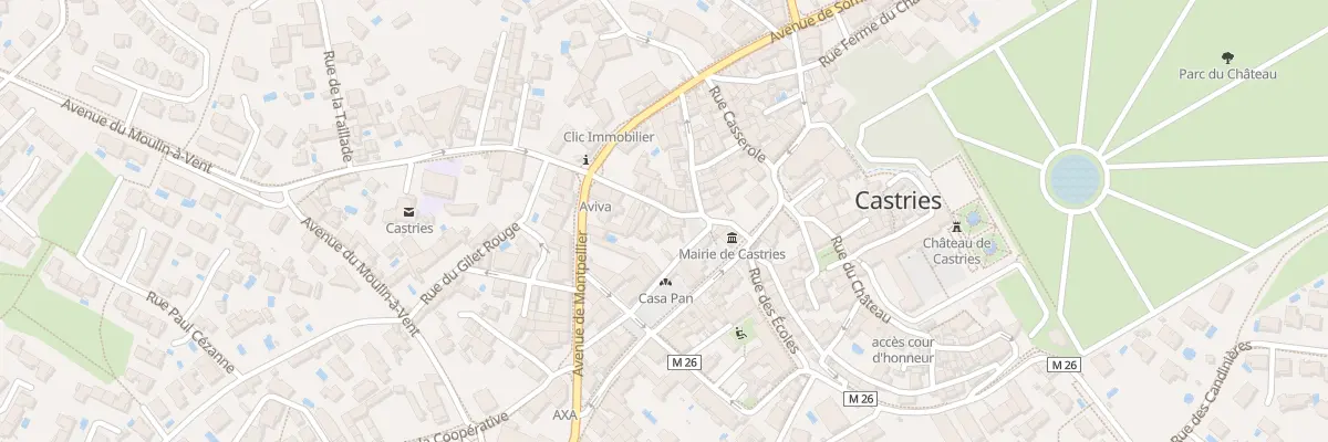 Plan du 3 Rue de l’Argenterie à Castries