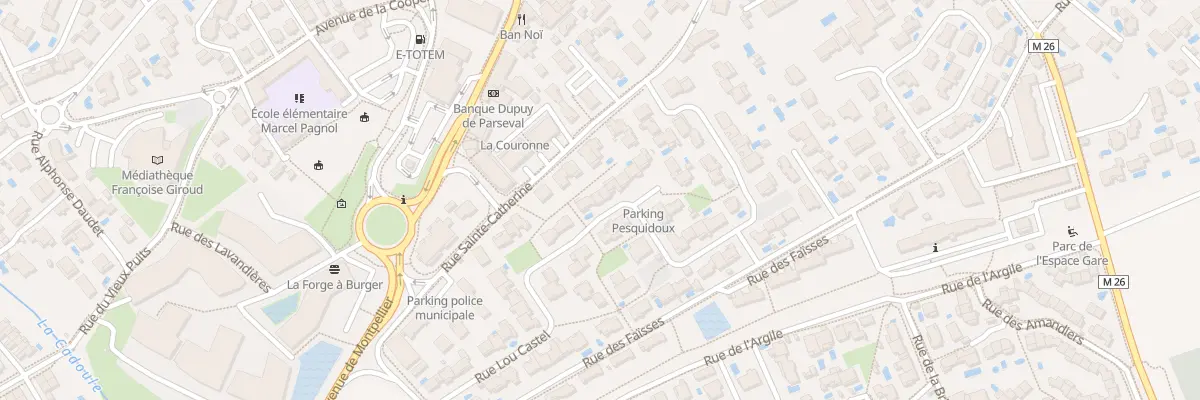 Plan du 52 Rue Lou Castel à Castries