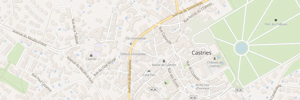 Plan du 12 Rue de l’Argenterie à Castries