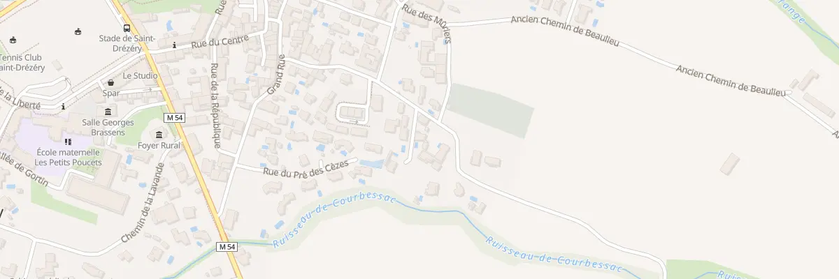 Plan du 8B Rue de la Bouvine à Saint-Drézéry
