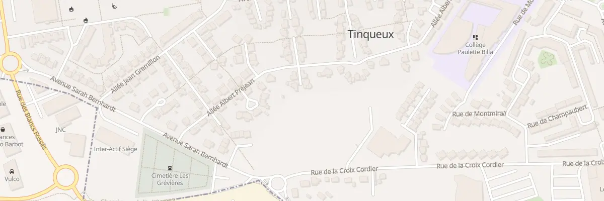 Plan du 25 All Michel Serres à Tinqueux