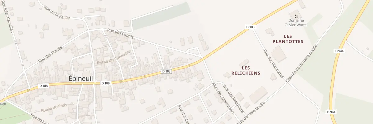 Plan du 105 Gr Gde Rue Alfred Grevin à Épineuil