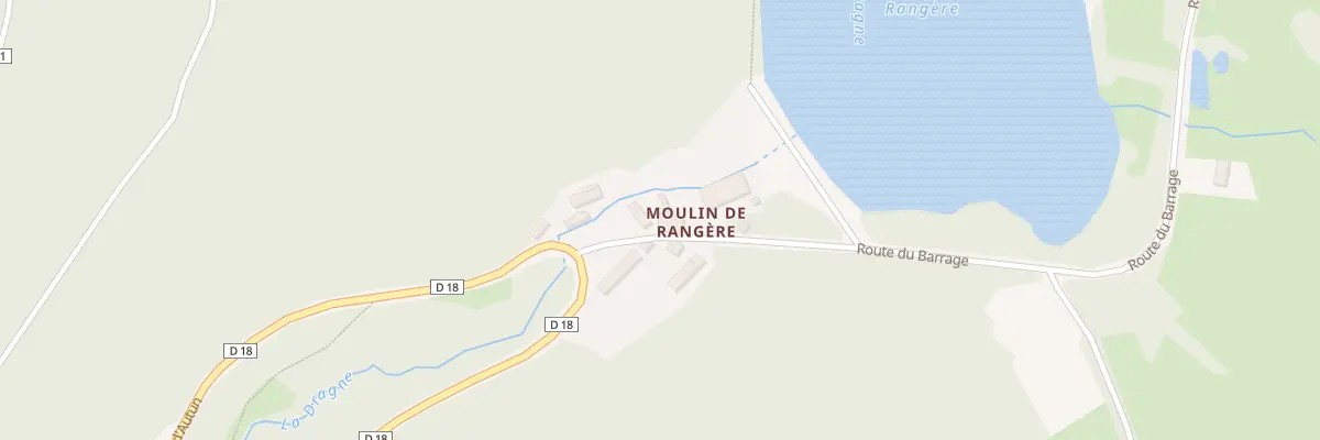 Plan du 5 Rte du Barrage à Villapourçon