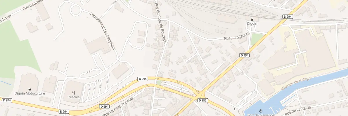 Plan du 32 Rue du Pont de Bourbon à Digoin