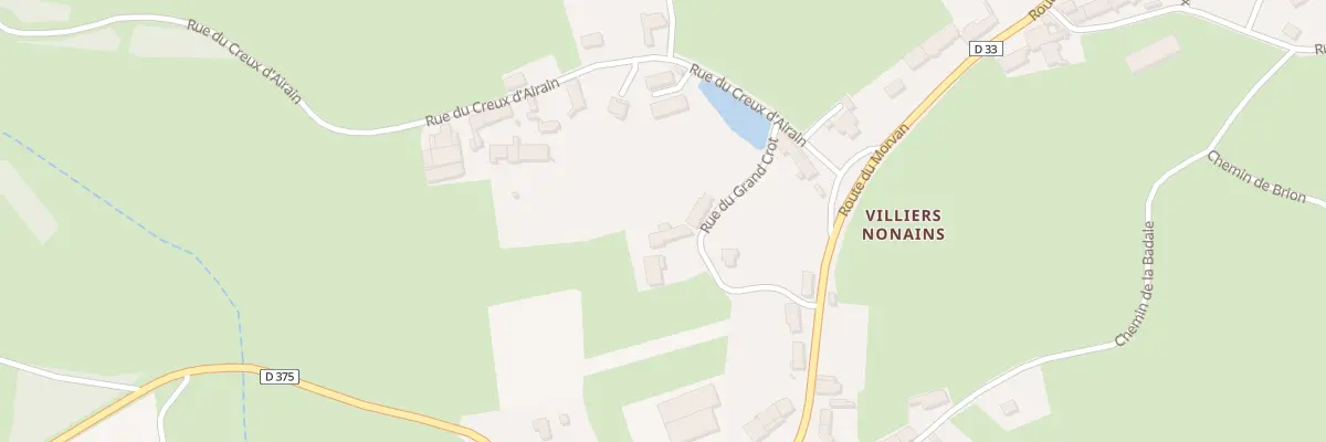 Plan du 193 Villiers Nonains à Saint-Brancher
